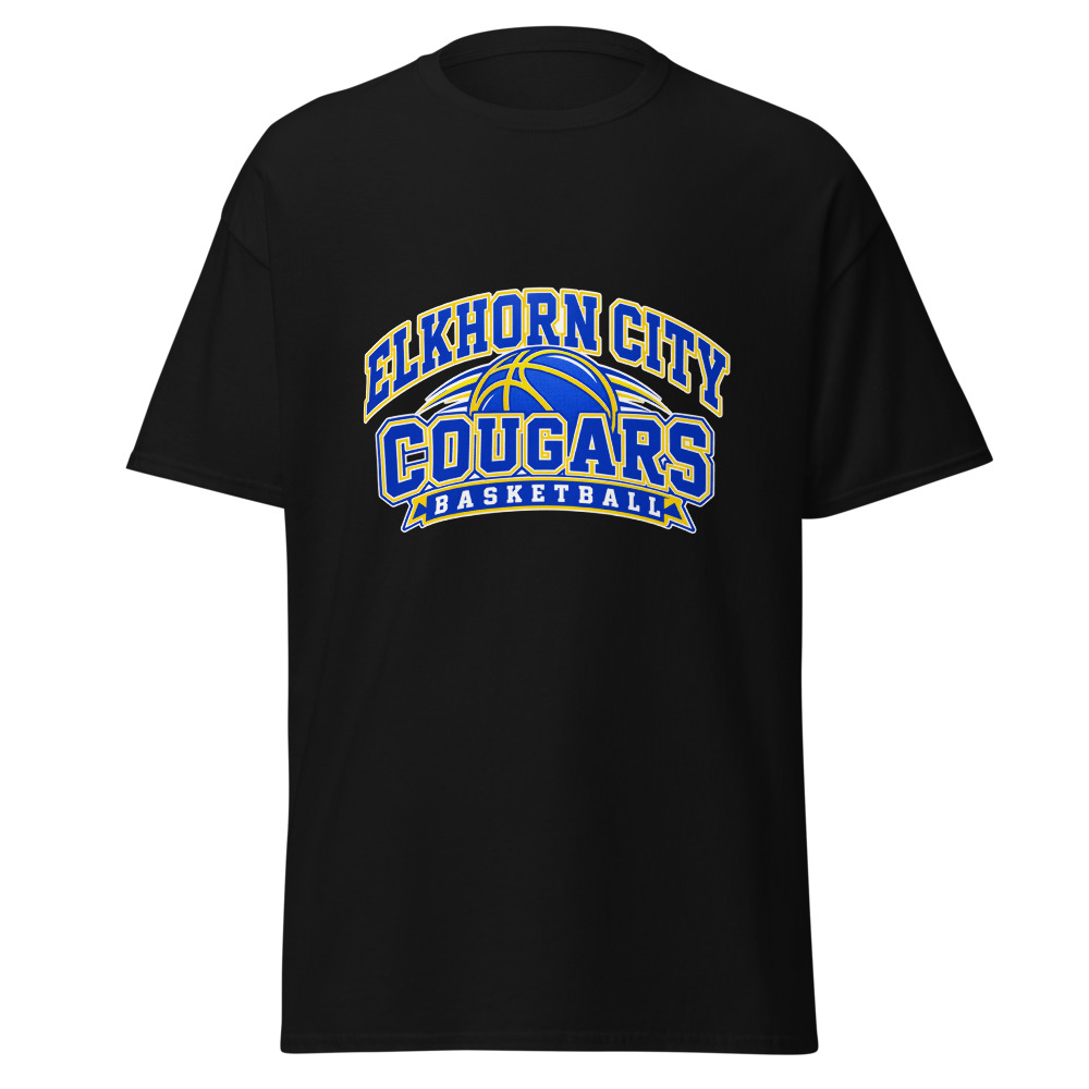 Elkhorn City Cougars Basketball Game Day Spirit Adult Shirt