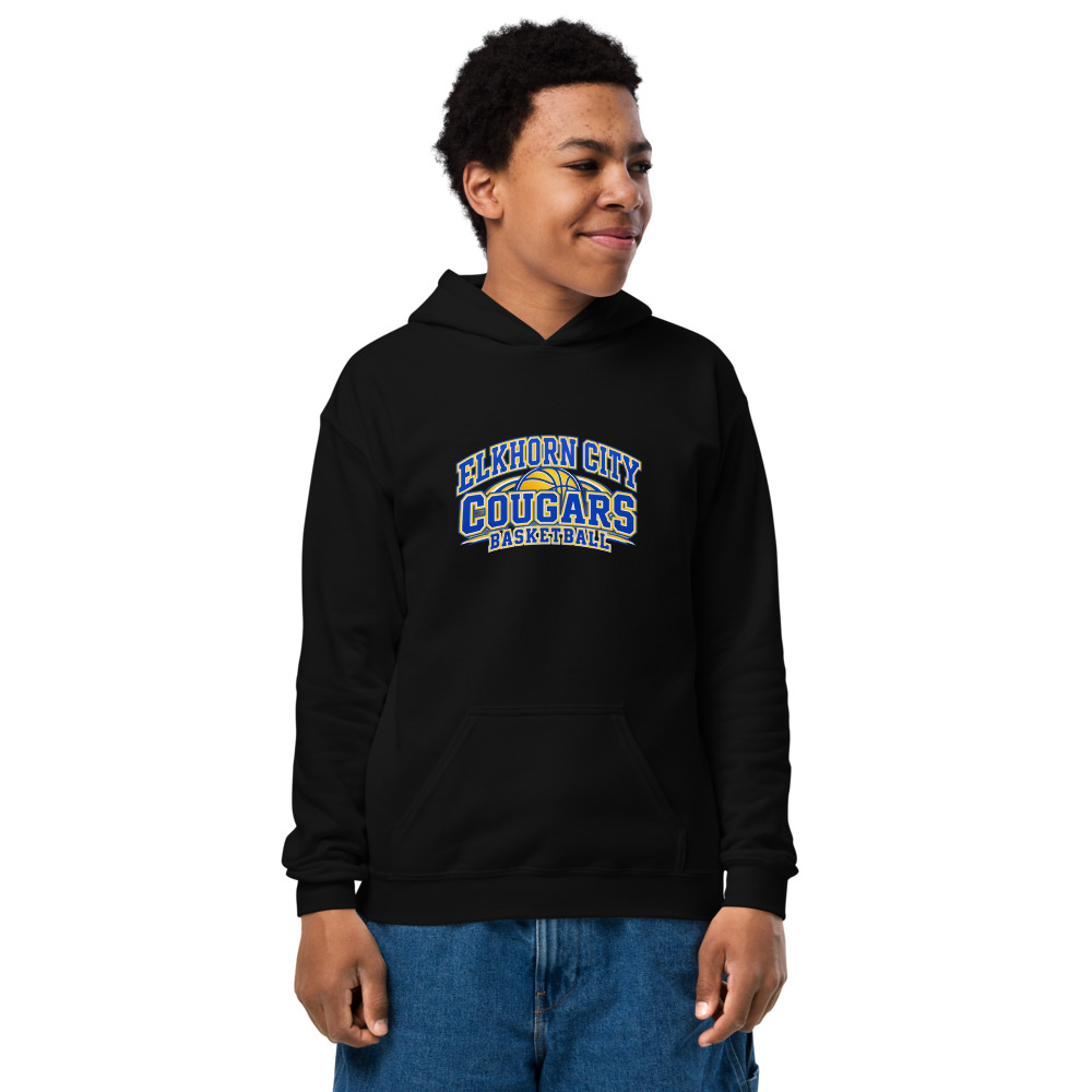 Elkhorn City Cougars Basketball Everyday Spirit Youth Hoodie