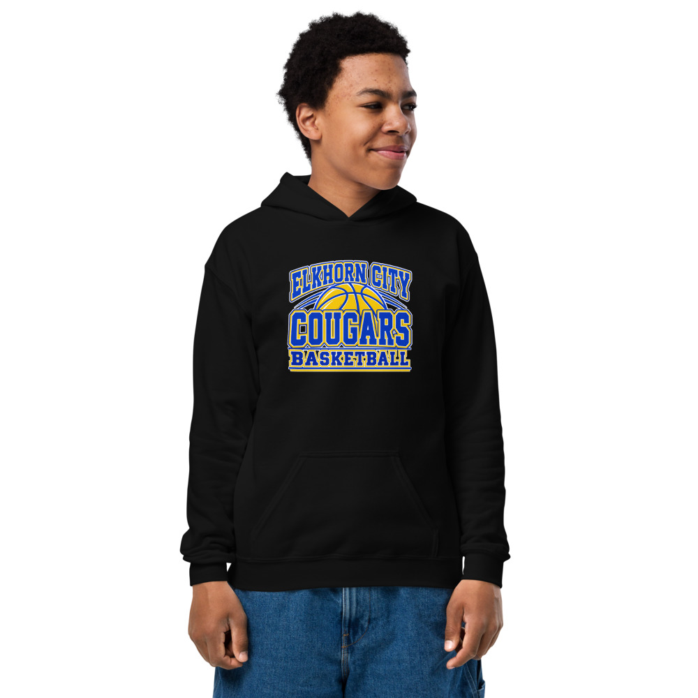 Elkhorn City Cougars Basketball Everyday Spirit Youth Hoodie