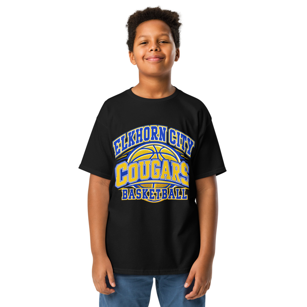 Elkhorn City Cougars Basketball Everyday Spirit Youth Shirt
