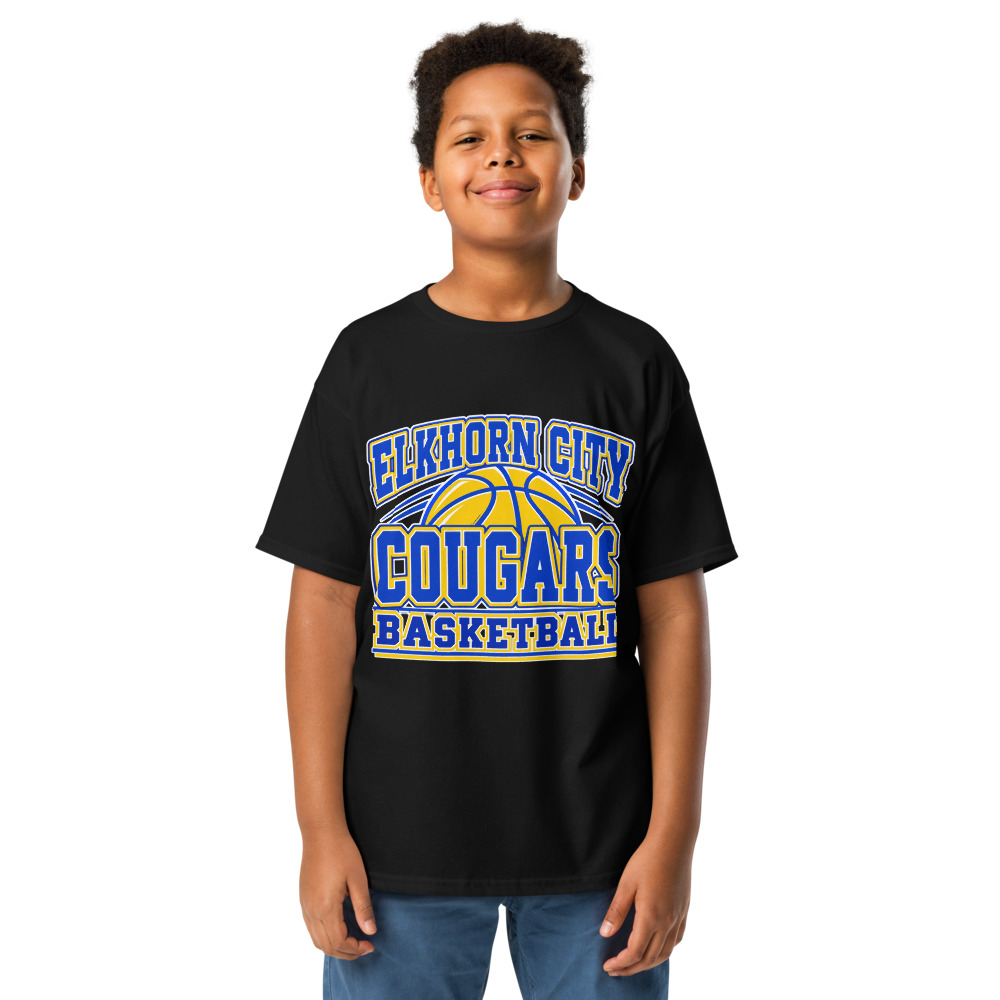 Elkhorn City Cougars Basketball Everyday Spirit Youth Shirt