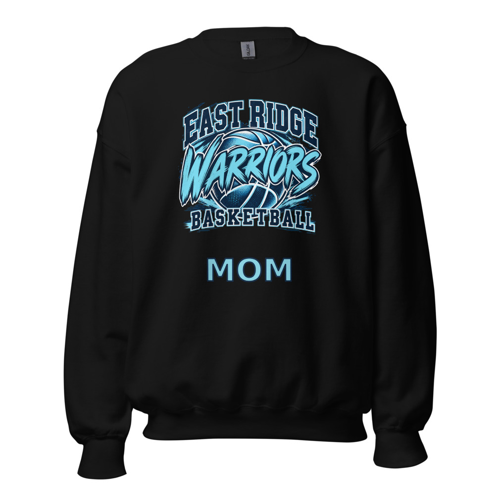 East Ridge Warriors Basketball Adult Crew Neck — Choose Your Family Role