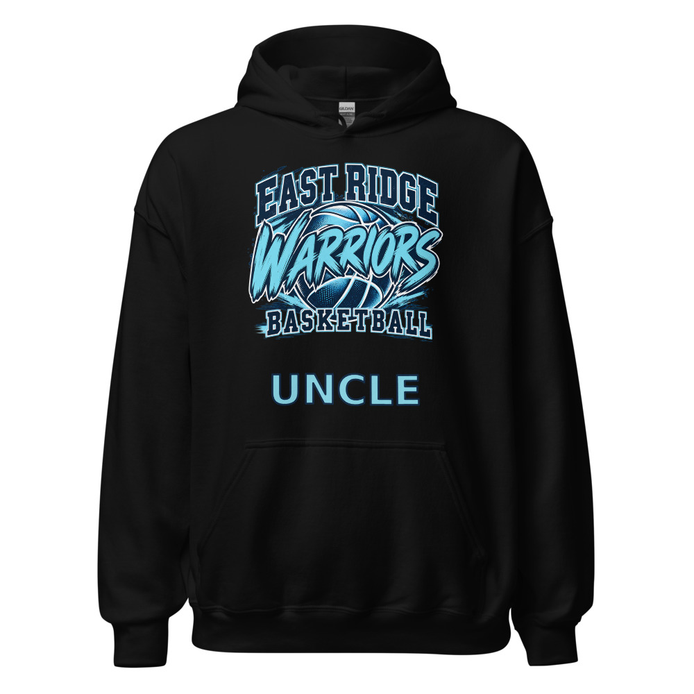 East Ridge Warriors Basketball Adult Hoodie — Choose Your Family Role