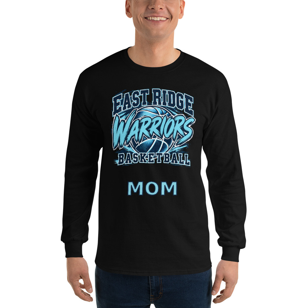 East Ridge Warriors Basketball Adult Long Sleeve — Choose Your Family Role