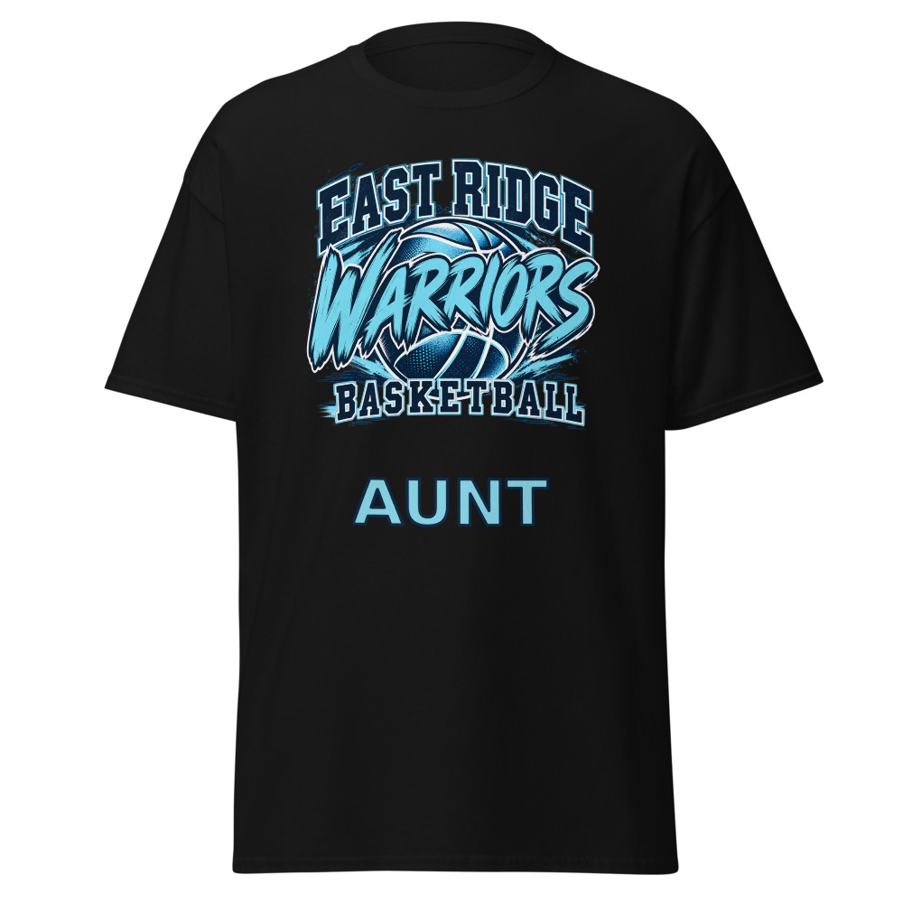 East Ridge Warriors Basketball Adult Shirt — Choose Your Family Role