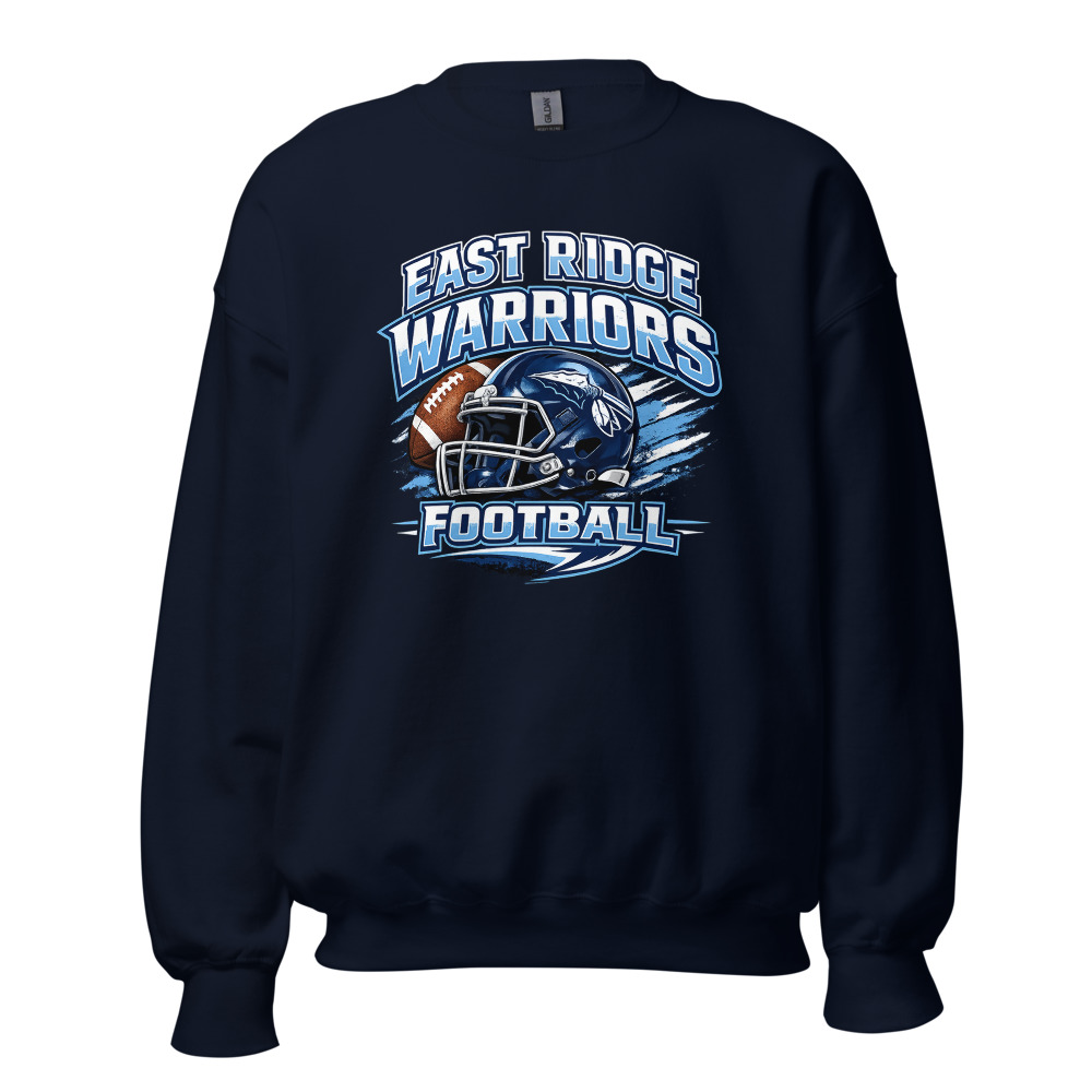 East Ridge Warriors Football Adult Crew Neck