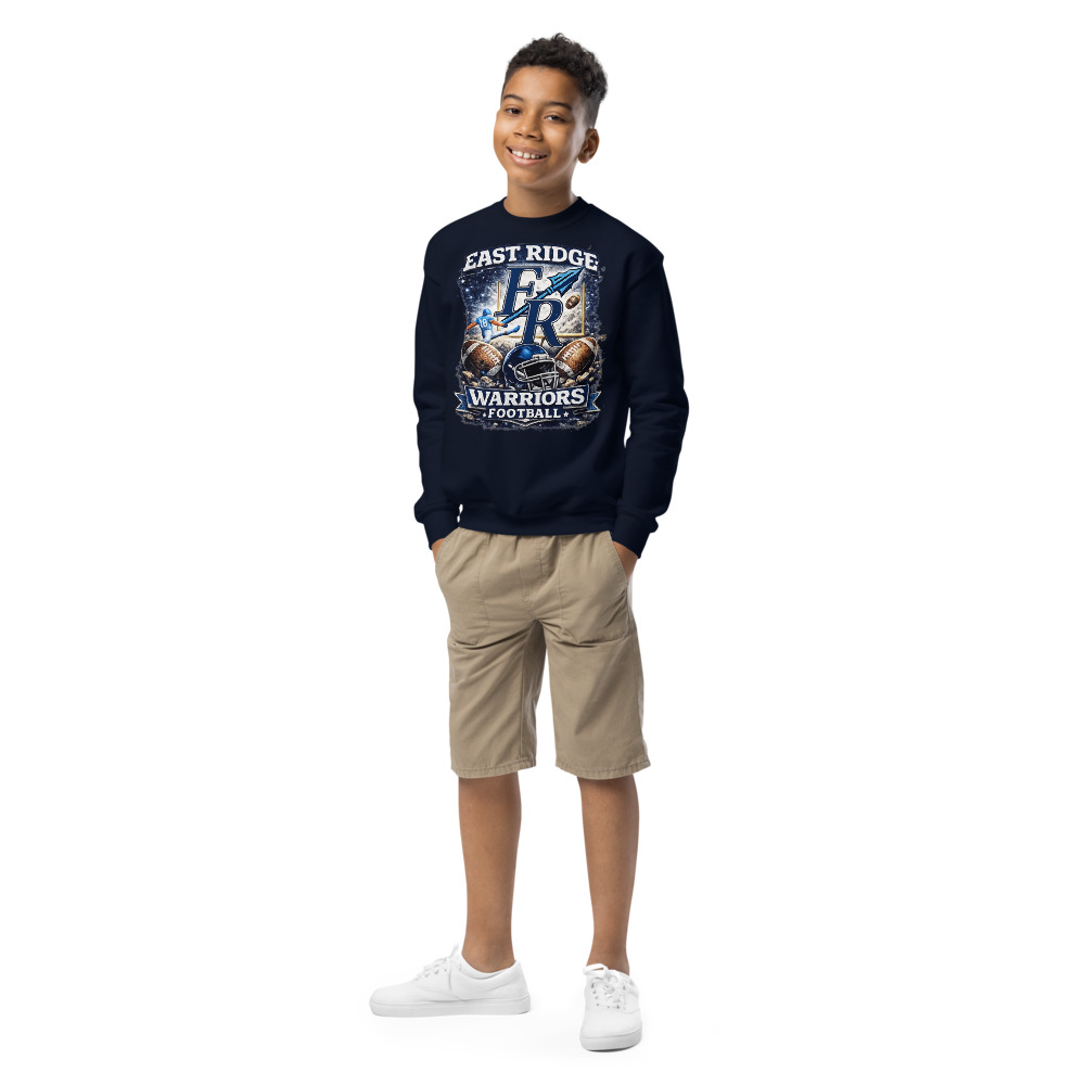 East Ridge Warriors Football Youth Crew Neck