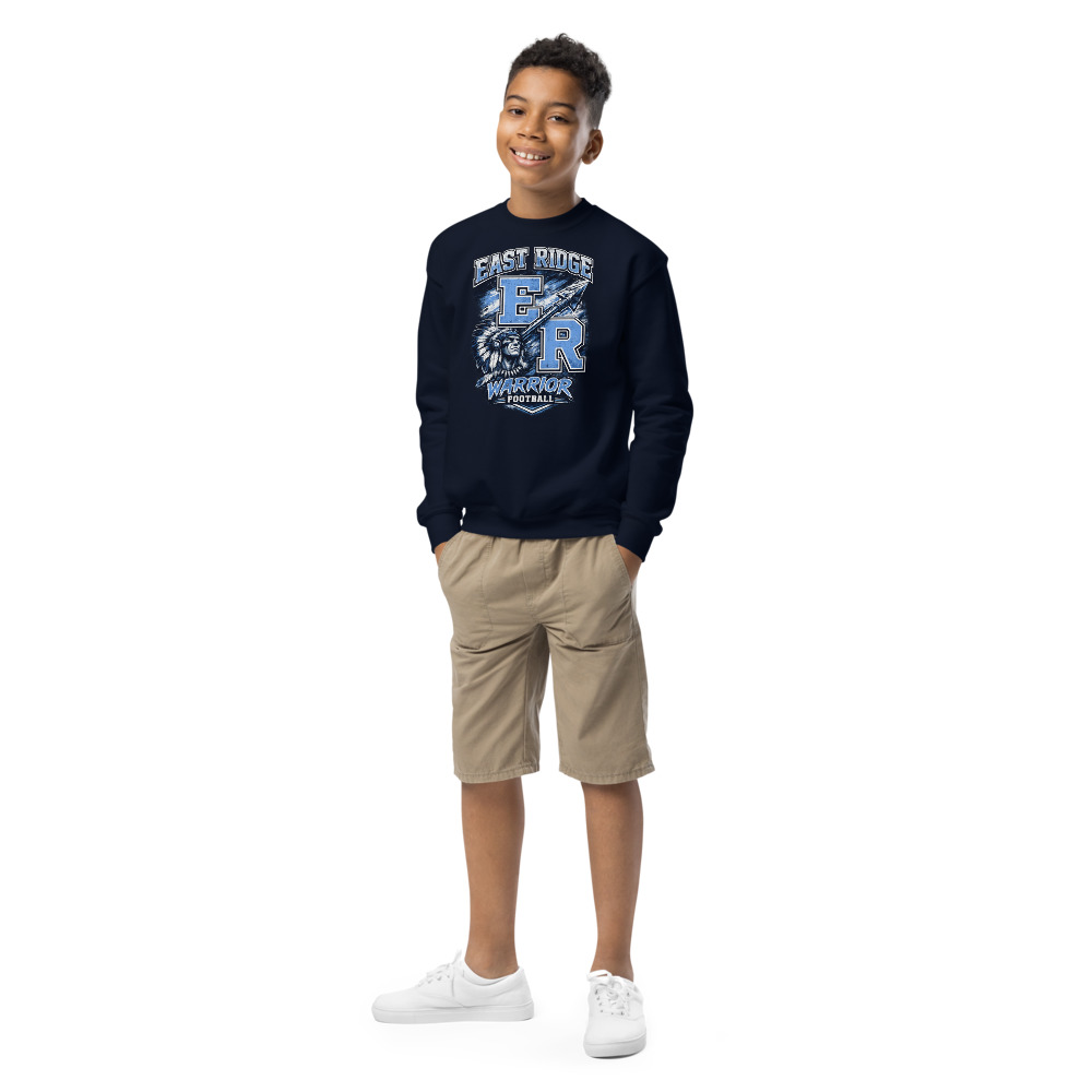 East Ridge Warriors Football Youth Crew Neck