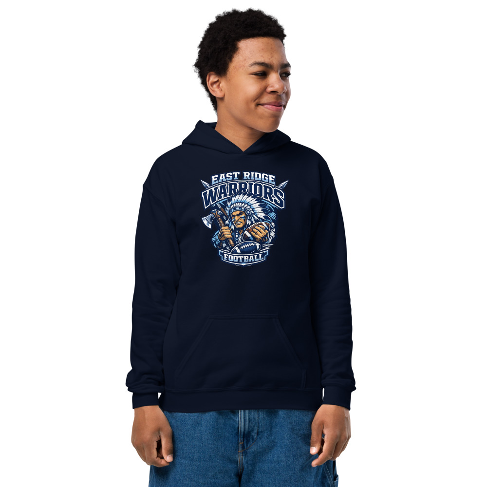 East Ridge Warriors Football Youth Hoodie