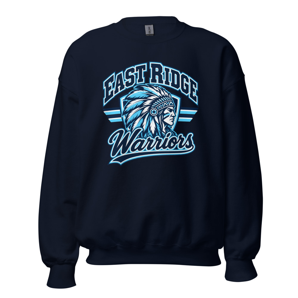 East Ridge Warriors Everyday Spirit Adult Crew Neck