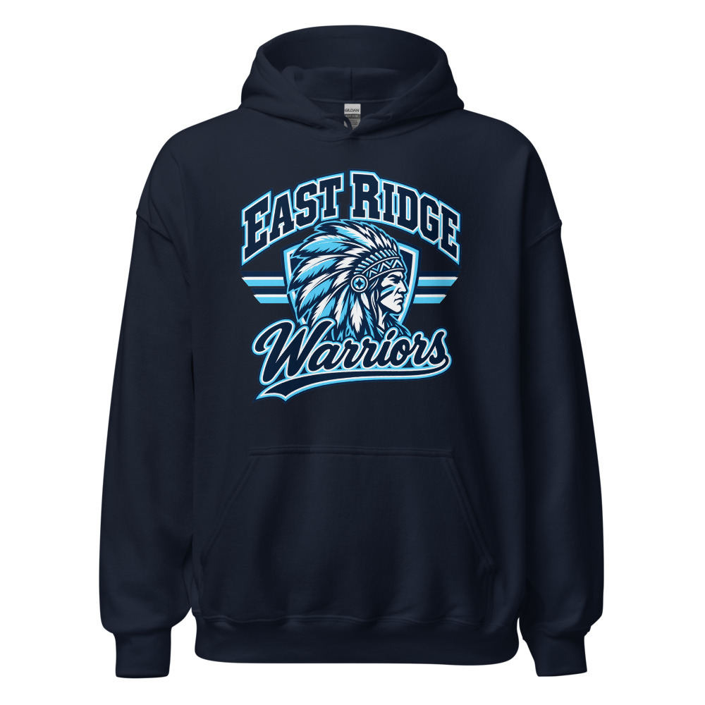 East Ridge Warriors Everyday Spirit Adult Hoodie