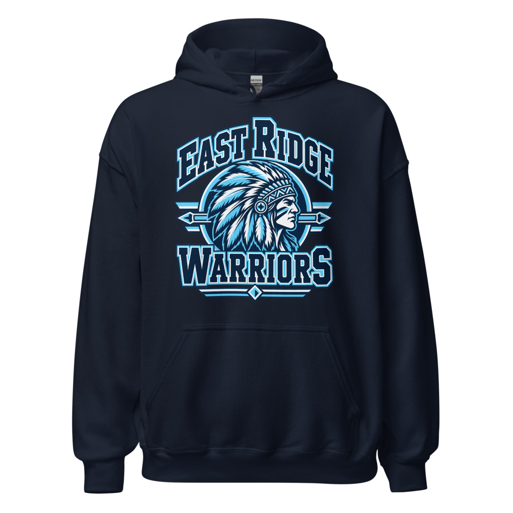 East Ridge Warriors Everyday Spirit Adult Hoodie