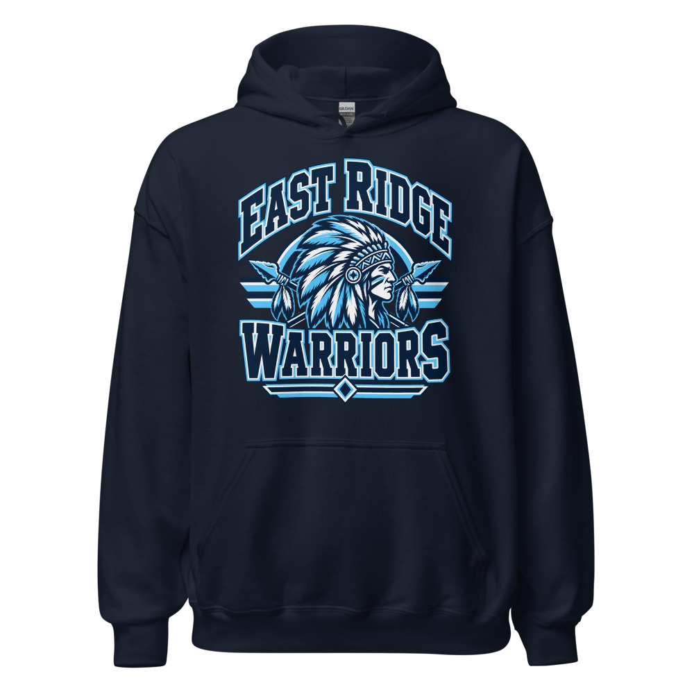 East Ridge Warriors Everyday Spirit Adult Hoodie