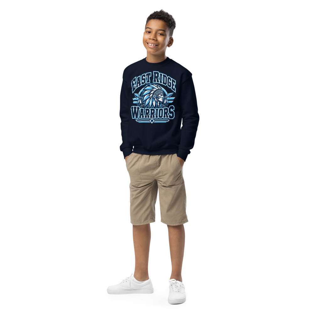 East Ridge Warriors Everyday Spirit Youth Crew Neck