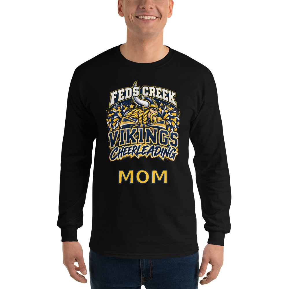 Feds Creek Vikings Cheerleading Adult Long Sleeve — Choose Your Family Role