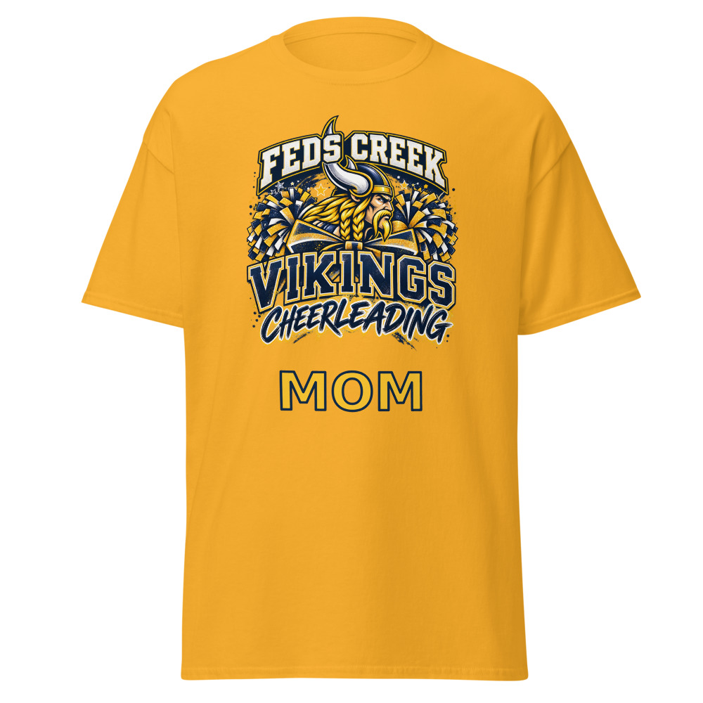 Feds Creek Vikings Cheerleading Mom Adult Shirt