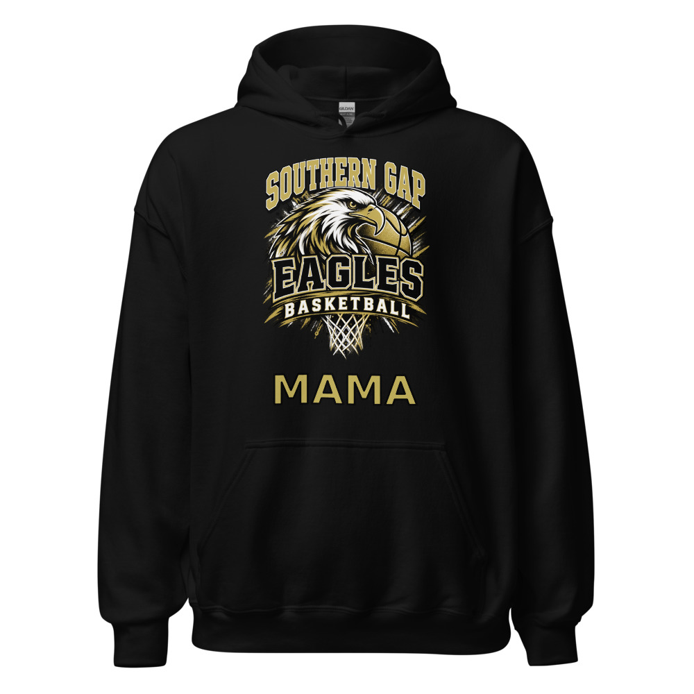 Southern Gap Eagles Basketball Mama Adult Hoodie
