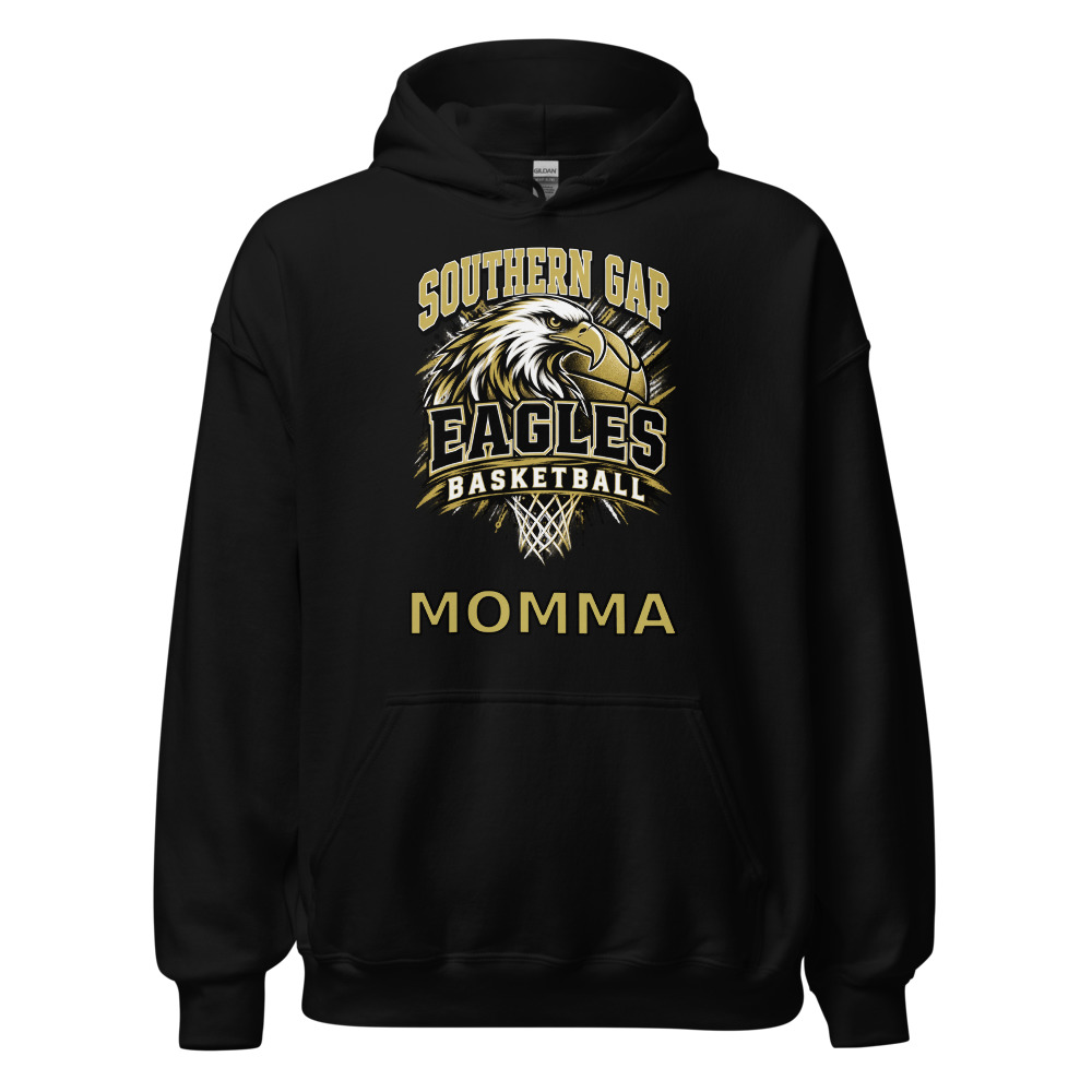 Southern Gap Eagles Basketball Momma Adult Hoodie