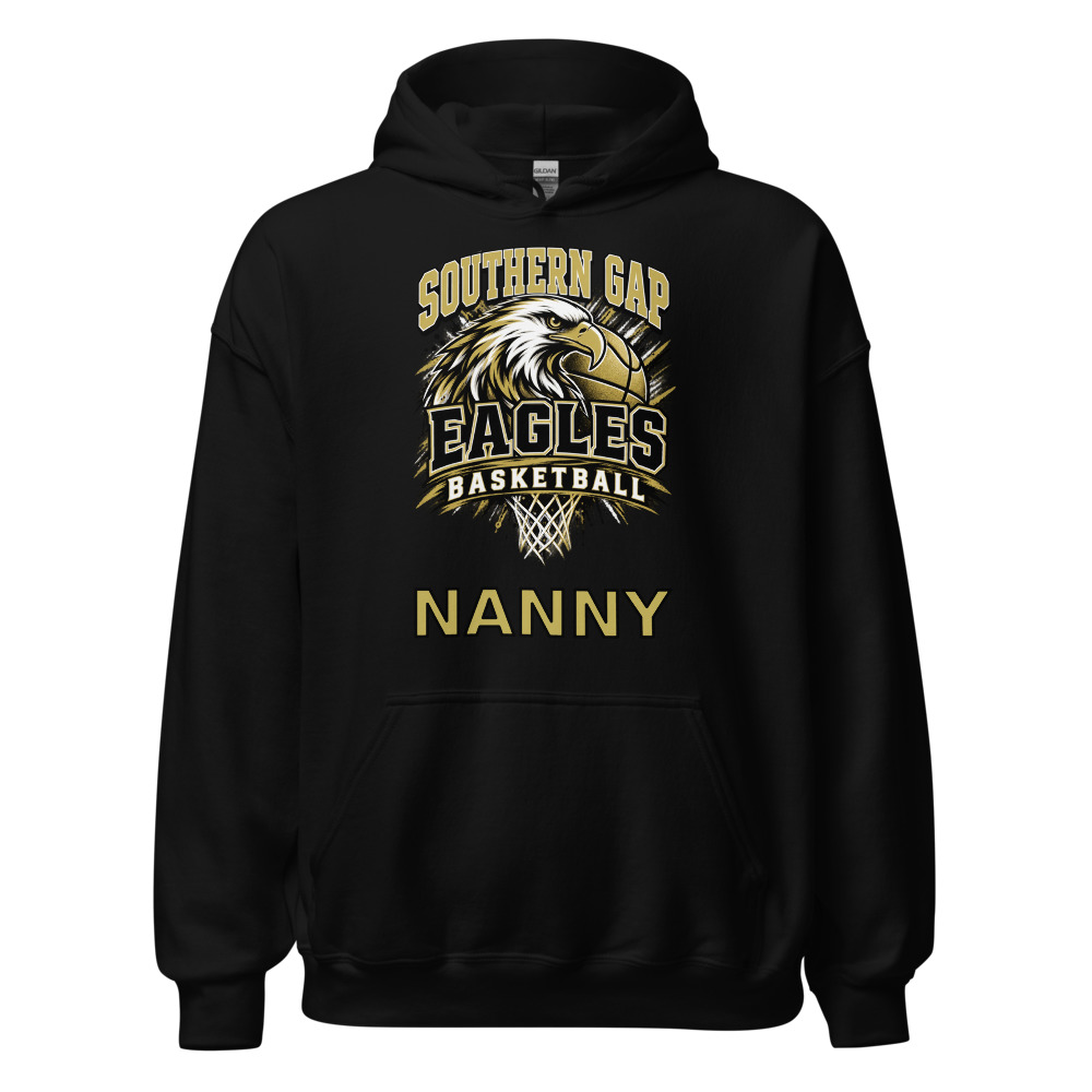 Southern Gap Eagles Basketball Nanny Adult Hoodie