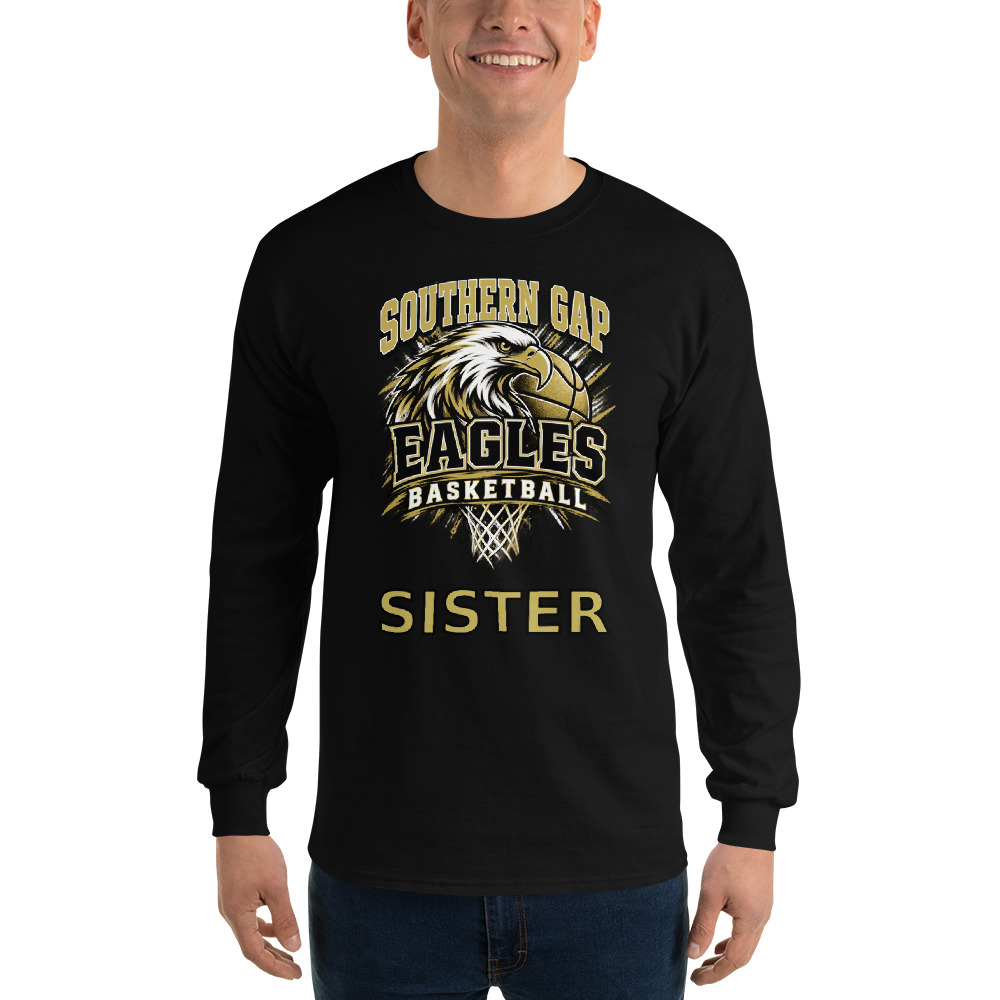 Southern Gap Eagles Basketball Sister Adult Long Sleeve