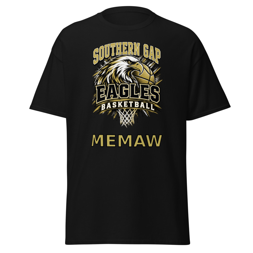 Southern Gap Eagles Basketball Memaw Adult Shirt