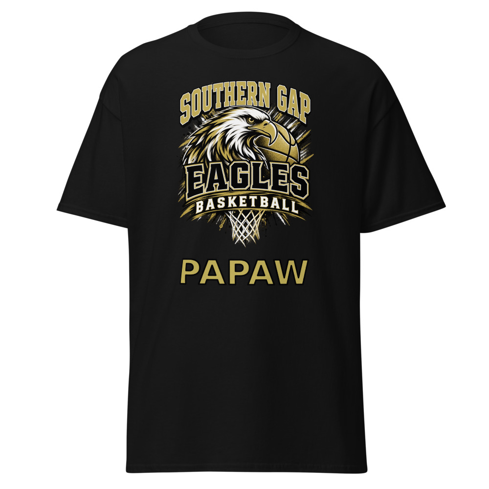 Southern Gap Eagles Basketball Papaw Adult Shirt