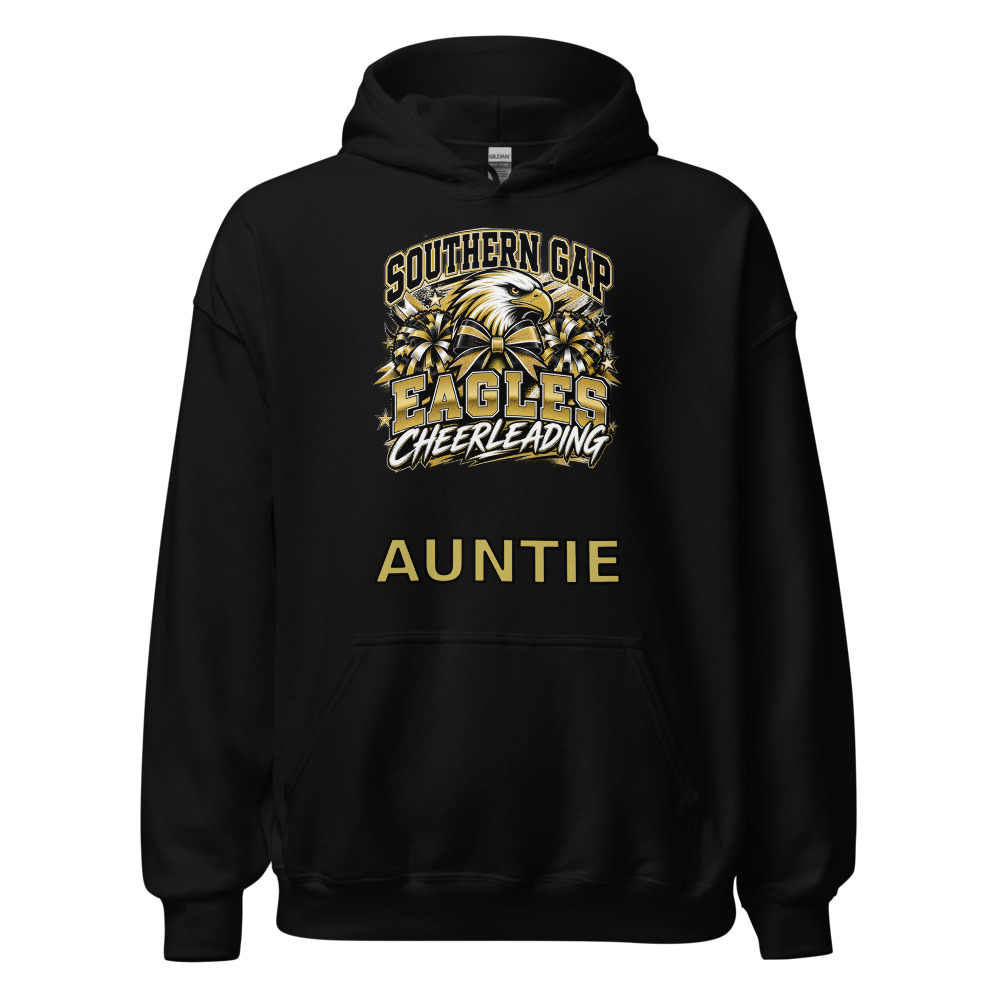 Southern Gap Eagles Cheerleading Auntie Adult Hoodie