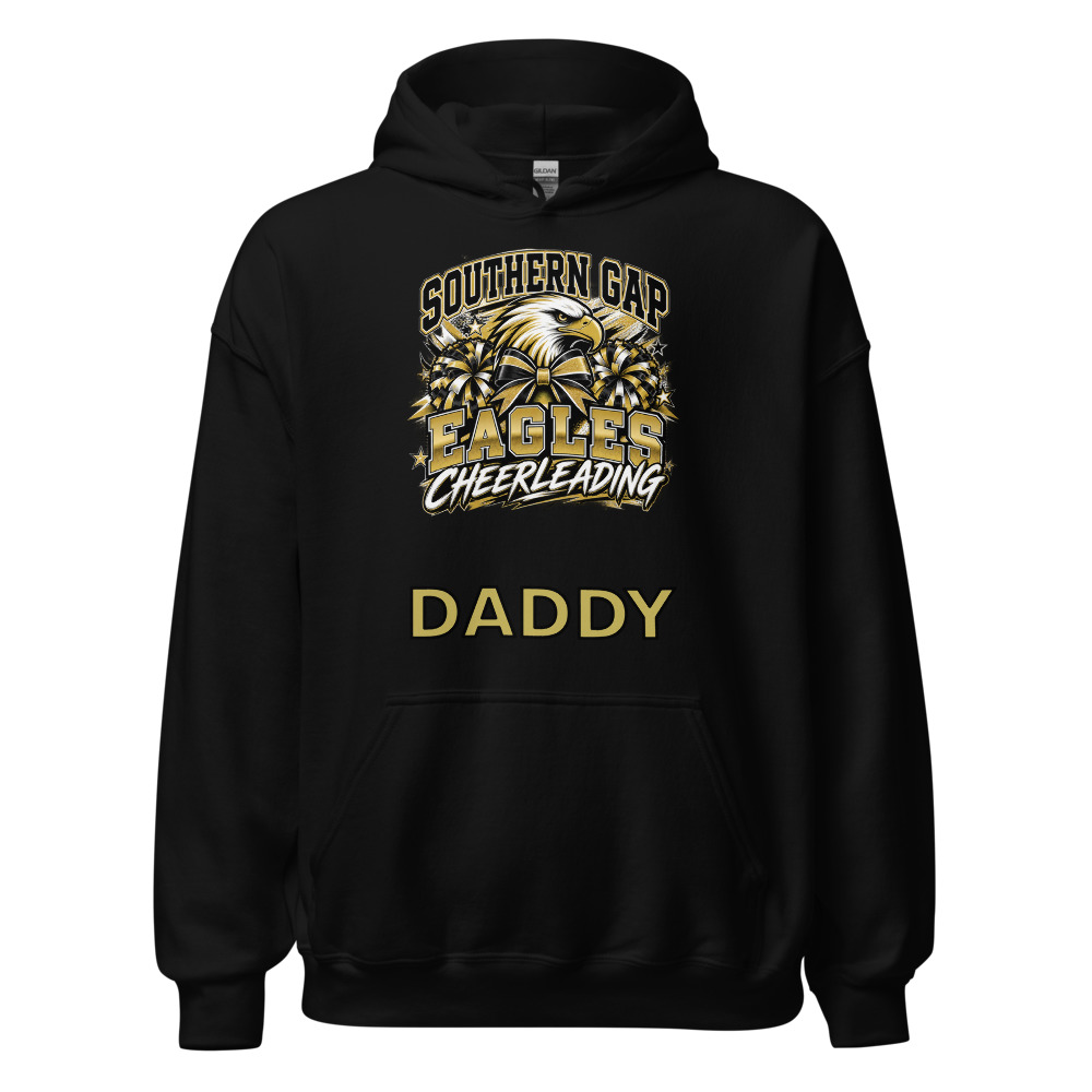 Southern Gap Eagles Cheerleading Daddy Adult Hoodie