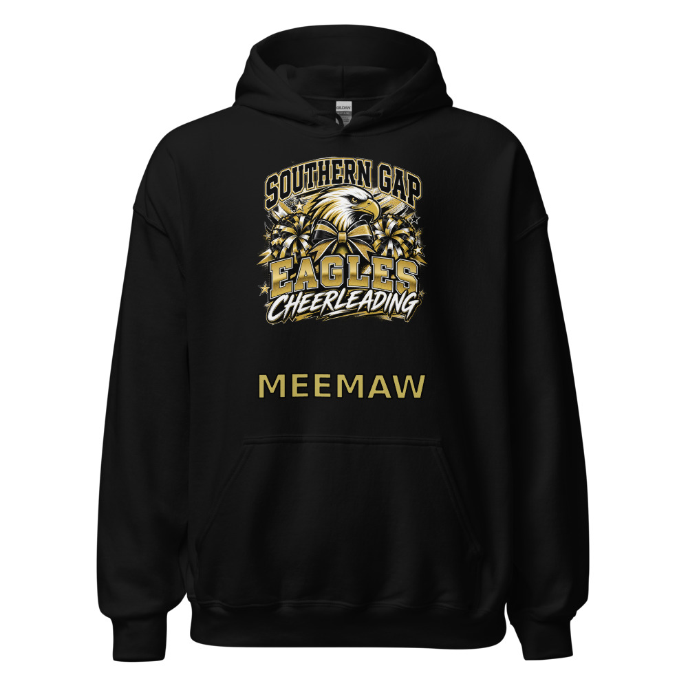 Southern Gap Eagles Cheerleading Meemaw Adult Hoodie