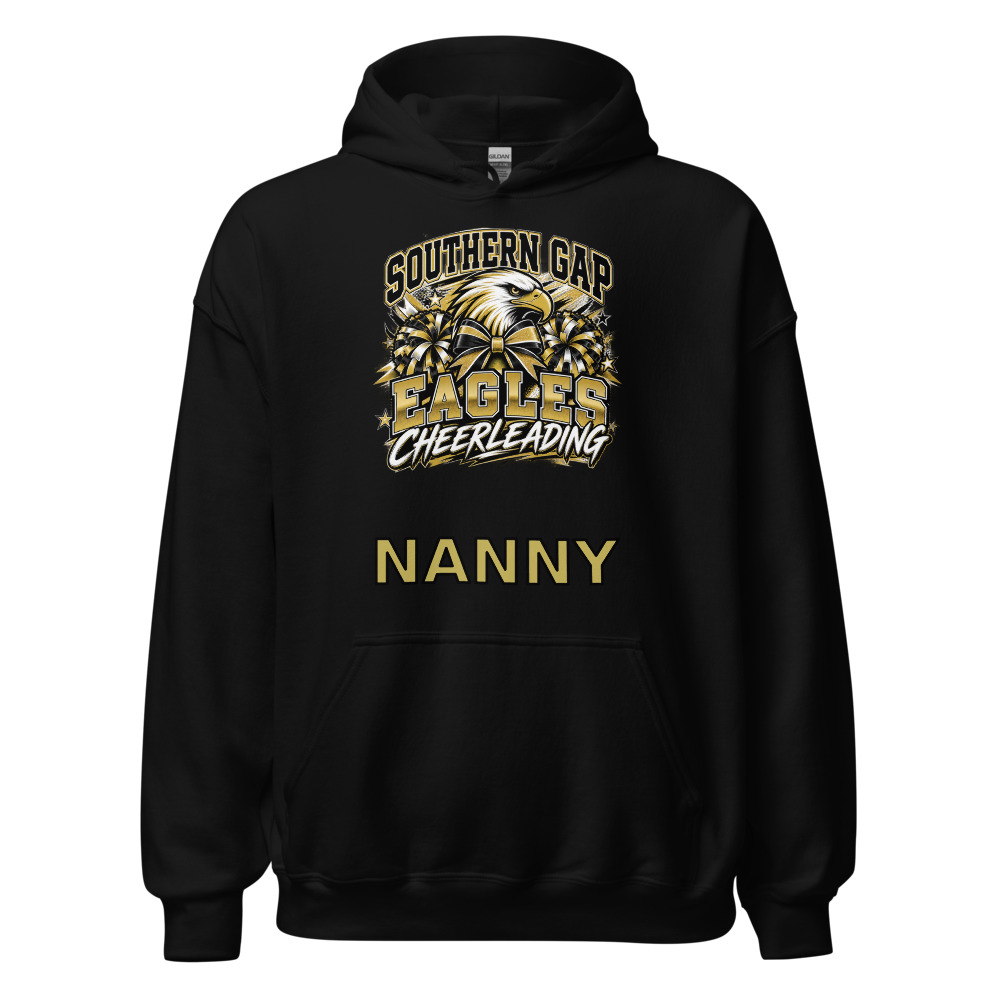 Southern Gap Eagles Cheerleading Nanny Adult Hoodie