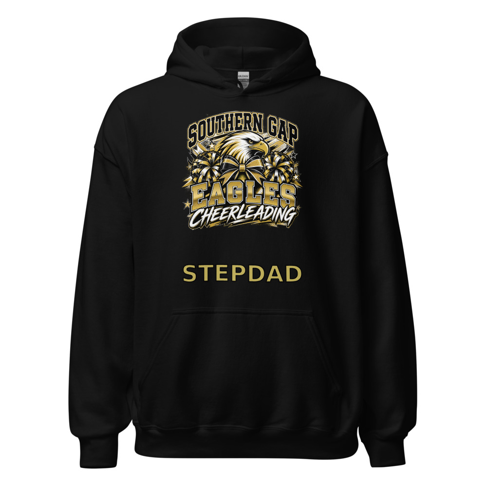 Southern Gap Eagles Cheerleading Stepdad Adult Hoodie