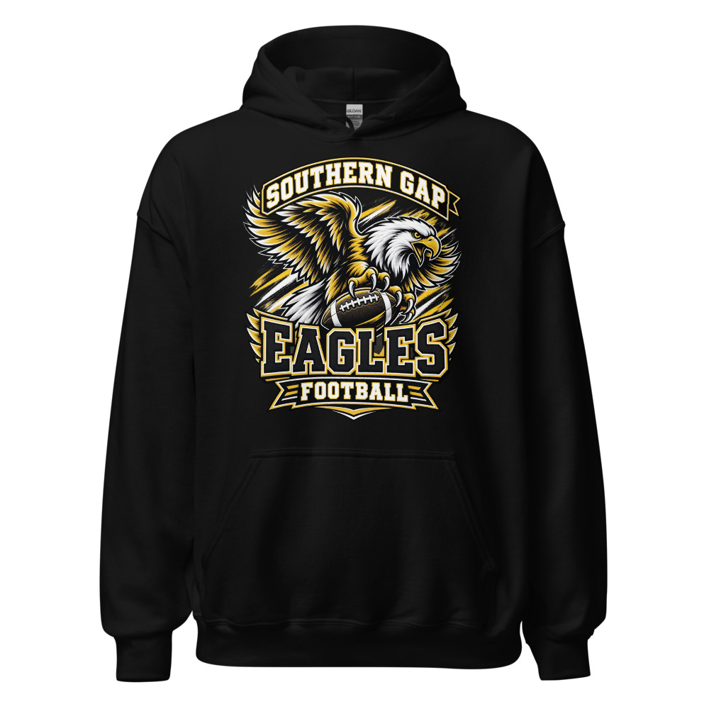 Southern Gap Eagles Football Adult Hoodie