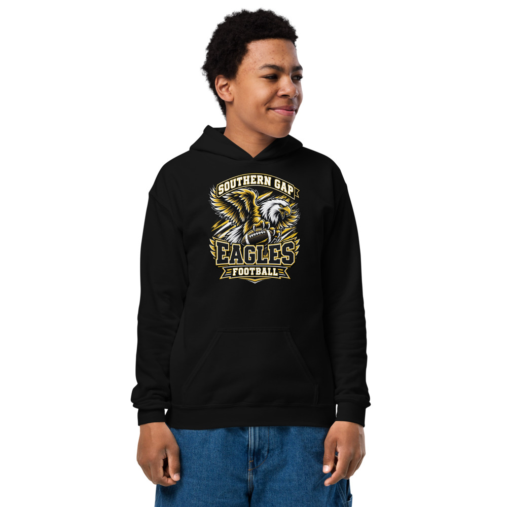 Southern Gap Eagles Football Youth Hoodie